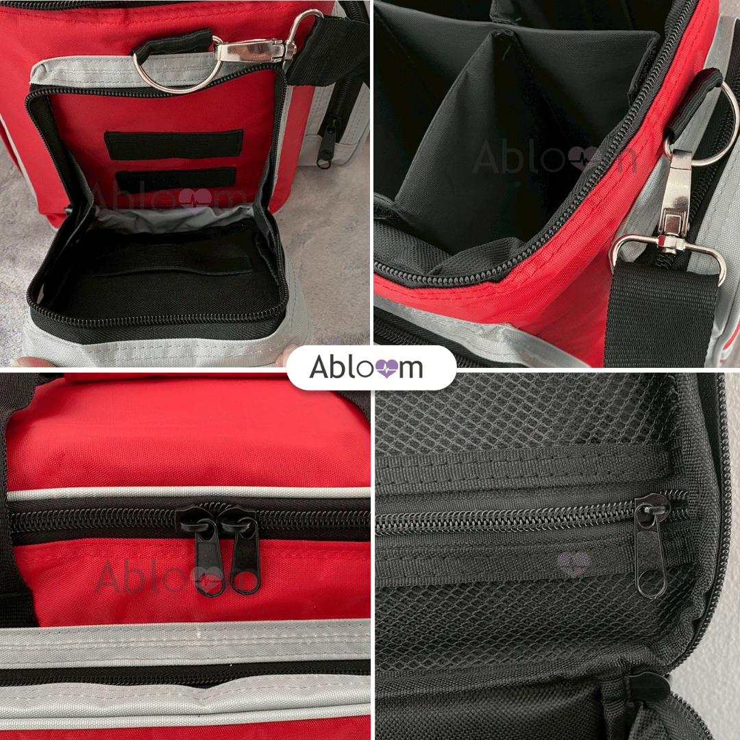 กระเป๋าปฐมพยาบาล EMS ABLOOM 27X50X25 ซม. สีแดง_8