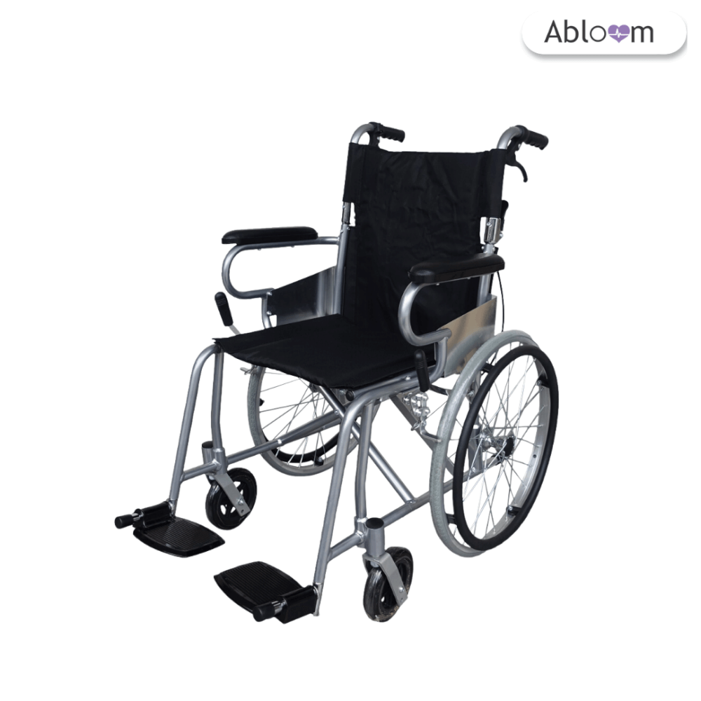 รถเข็นวีลแชร์ ABLOOM 0020006004017 โครงอลูมิเนียม เบาะผ้า