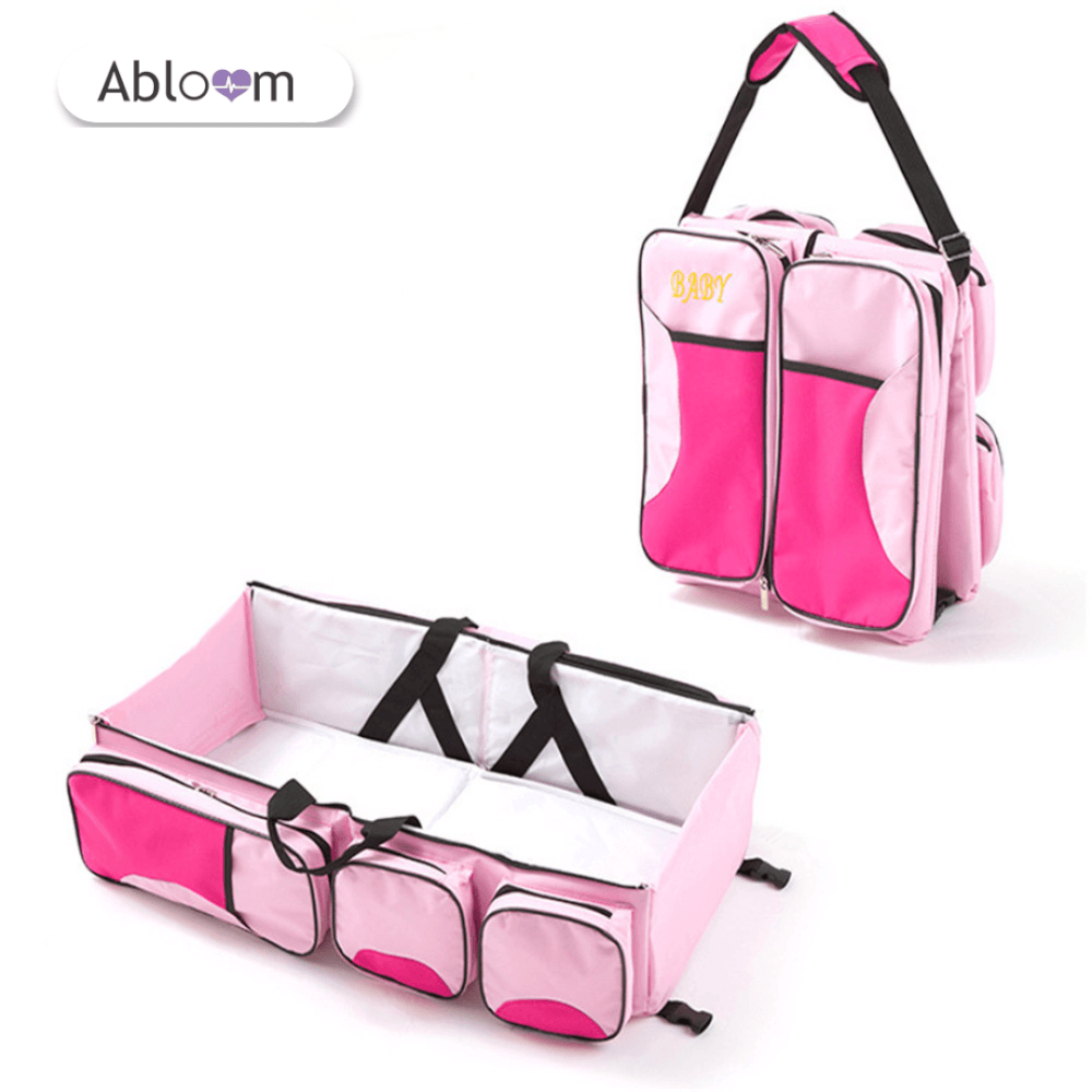  ที่นอนเด็กแบบพกพา  ABLOOM 0080030012013_Pink (3 IN 1)