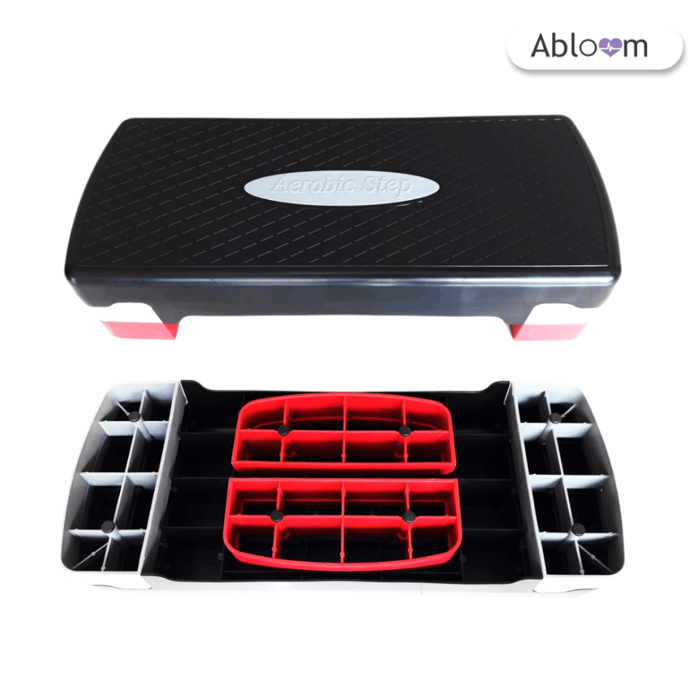  สเต็ปเต้นแอโรบิค ABLOOM 0150027011012 สีดำ/แดง