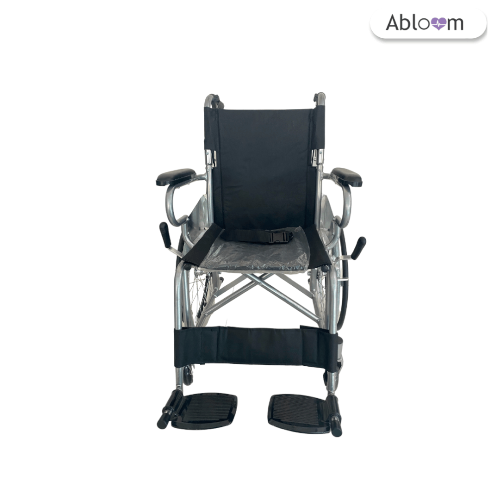 รถเข็นวีลแชร์ ABLOOM 0020006004017 โครงอลูมิเนียม เบาะผ้า