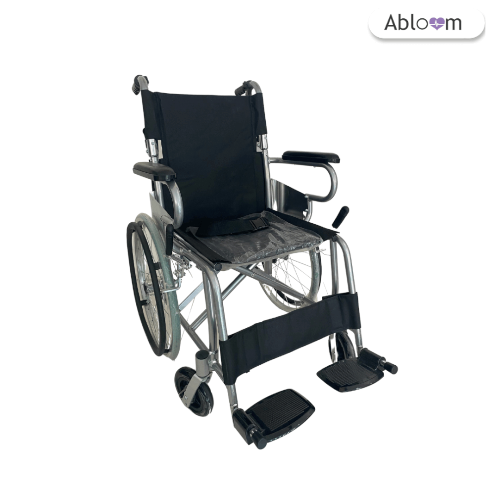 รถเข็นวีลแชร์ ABLOOM 0020006004017 โครงอลูมิเนียม เบาะผ้า