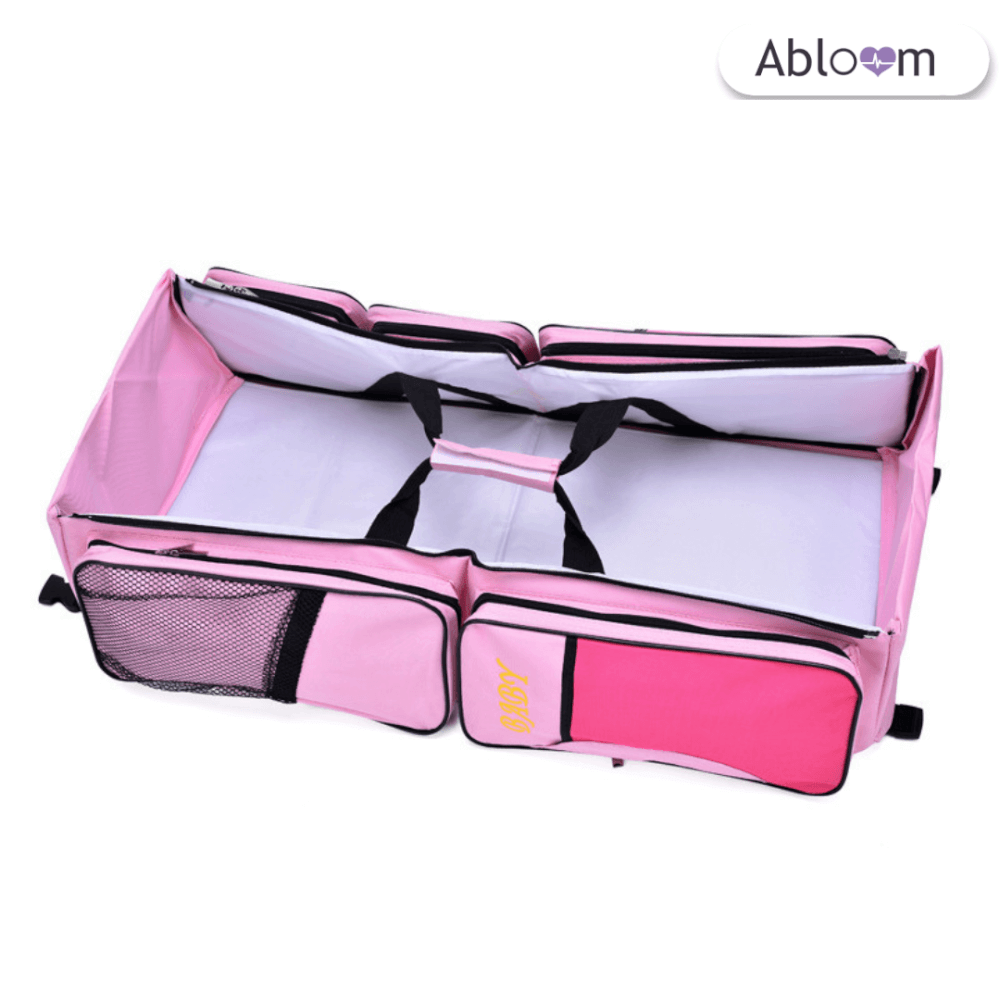  ที่นอนเด็กแบบพกพา  ABLOOM 0080030012013_Pink (3 IN 1)