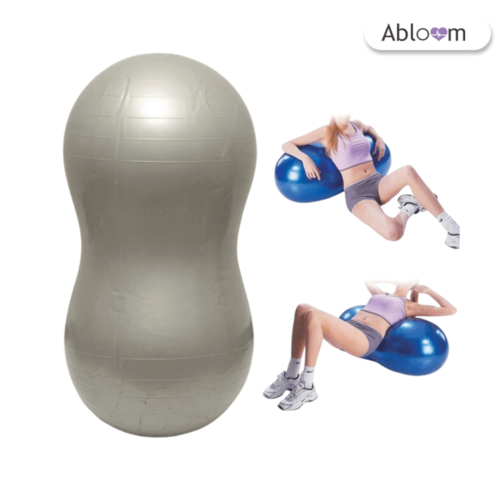  ลูกบอลโยคะ ทรงถั่ว ABLOOM 0160014011017_Silver