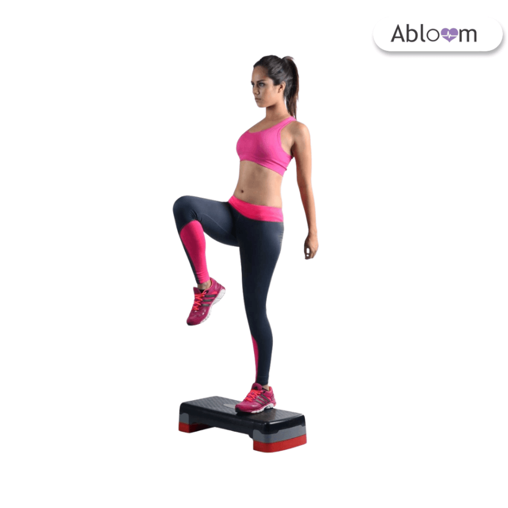  สเต็ปเต้นแอโรบิค ABLOOM 0150027011012 สีดำ/แดง