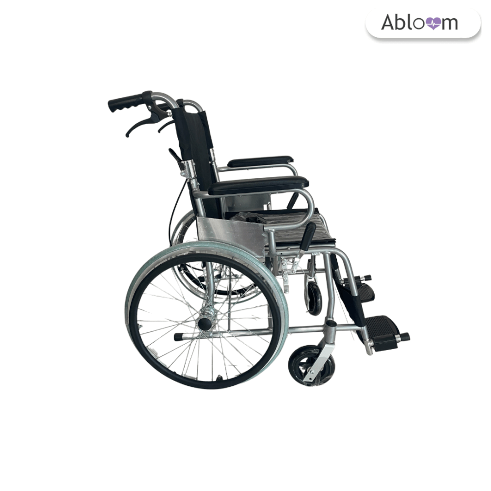 รถเข็นวีลแชร์ ABLOOM 0020006004017 โครงอลูมิเนียม เบาะผ้า