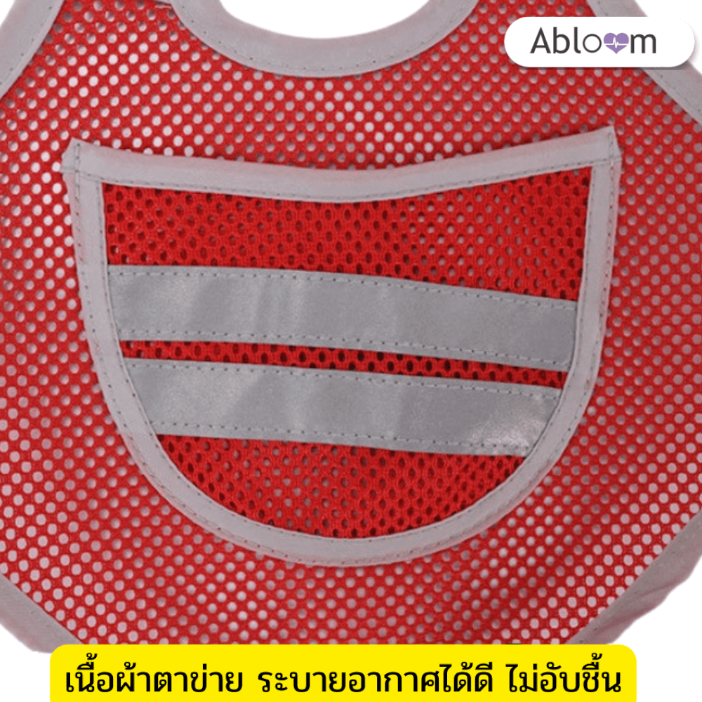เข็มขัดนิรภัยเด็ก นั่งมอเตอร์ไซต์ ABLOOM 0080035005010_สีแดง_3