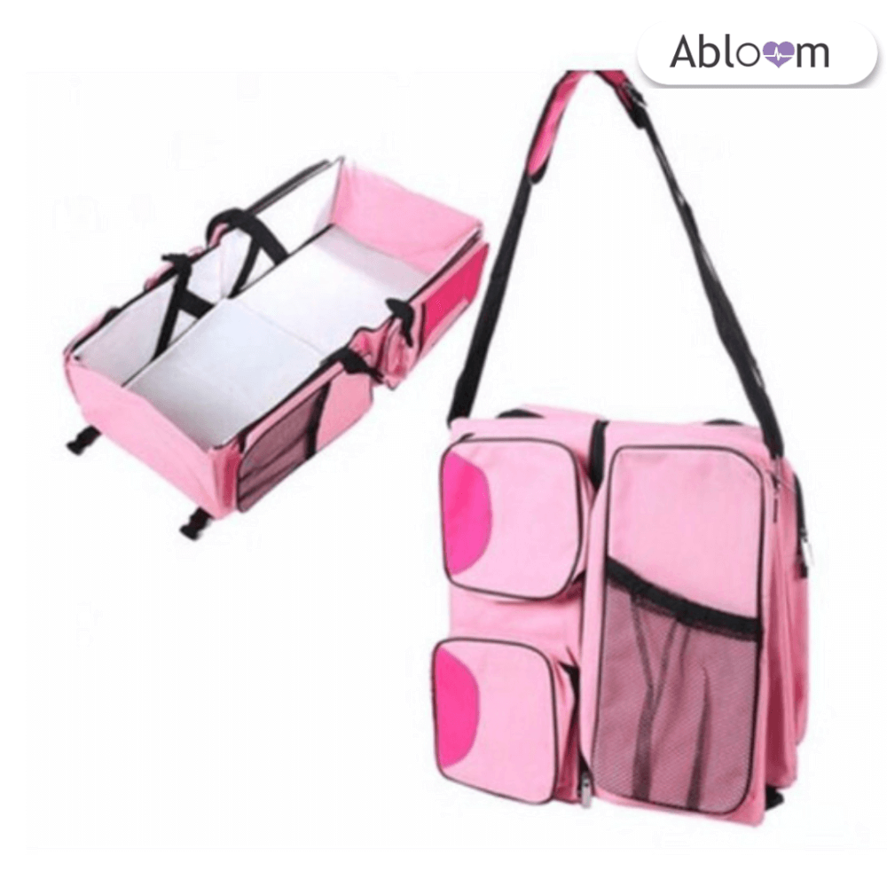  ที่นอนเด็กแบบพกพา  ABLOOM 0080030012013_Pink (3 IN 1)