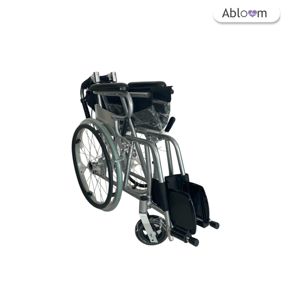 รถเข็นวีลแชร์ ABLOOM 0020006004017 โครงอลูมิเนียม เบาะผ้า