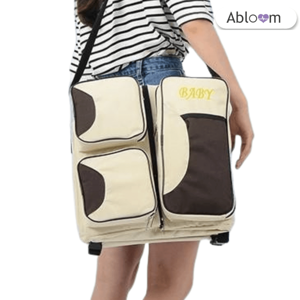 ที่นอนเด็กแบบพกพา  ABLOOM 0080030006012_Blue(3 IN 1)