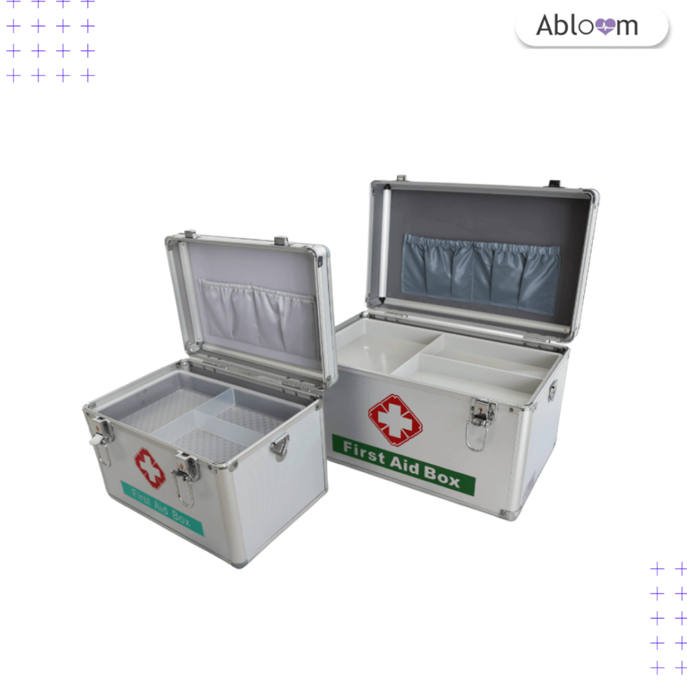 กล่องปฐมพยาบาล  ABLOOM 0040049016013_M(สีเงิน)