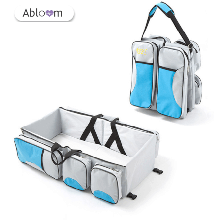  ที่นอนเด็กแบบพกพา  ABLOOM 0080030006012_Blue(3 IN 1)_0