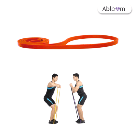 ยางยืด แบบวงกลม ABLOOM 0150007012015_แดง(15-25lbs)_1