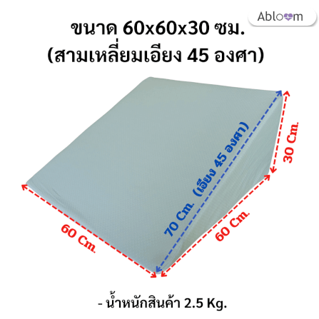 หมอนสามเหลี่ยม  รอง คอ หลัง ขา  ABLOOM 0190058003013_2