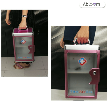 ตู้ยาประจำบ้าน ABLOOM 0040048012016_Pink_4