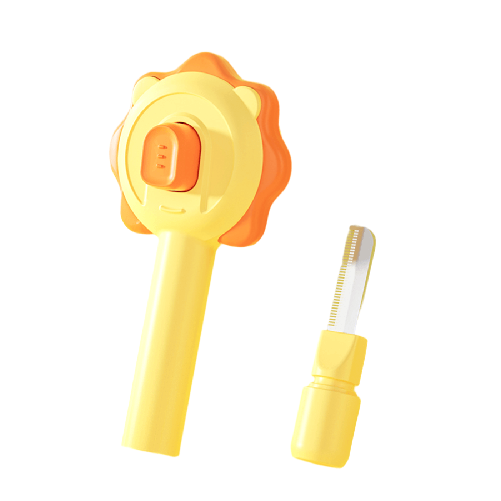 แปรงหวีขนสัตว์เลี้ยง 2 IN 1 THAI SUN SPORT รุ่น PET0015-YE สีเหลือง