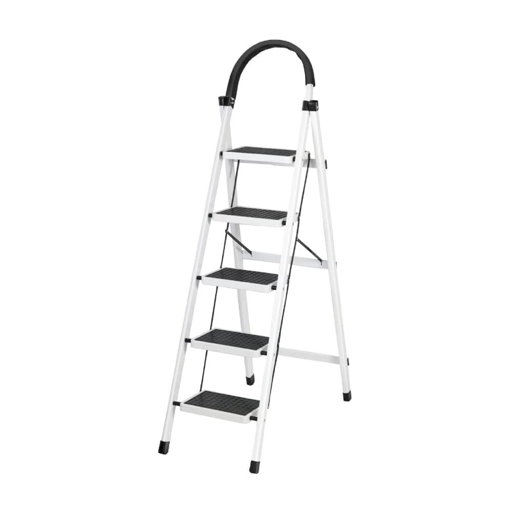 บันได STEP 5 ขั้น MEDILA รุ่น HMLV-00172-5-WH พับได้ สีขาว