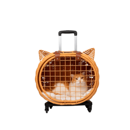 กระเป๋าเดินทางใส่สัตว์เลี้ยงไม้หวาย THAI SUN SPORT รุ่น PET0037_0