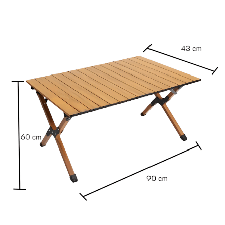 โต๊ะพับแคมป์ปิ้ง THAI SUN SPORT รุ่น CP0034-90 ขนาด 90 CM_1