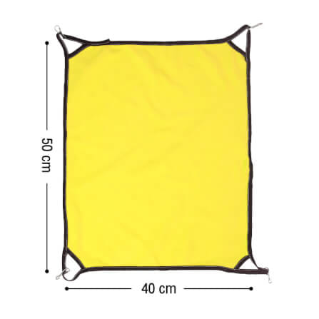 ที่นอนแมวแขวนกรง THAI SUN SPORT รุ่น PET0012-YL 40*50 สีเหลือง_3