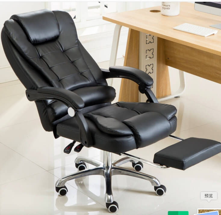 เก้าอี้สำนักงาน MEDILA รุ่น CH0010-L-BK สีดำ_3