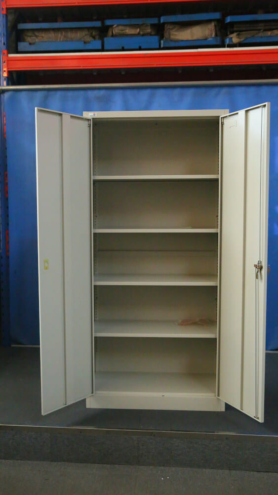 ตู้เหล็กเก็บเอกสารบานทึบ MEDILA รุ่น SH0009BE สีครีม_8
