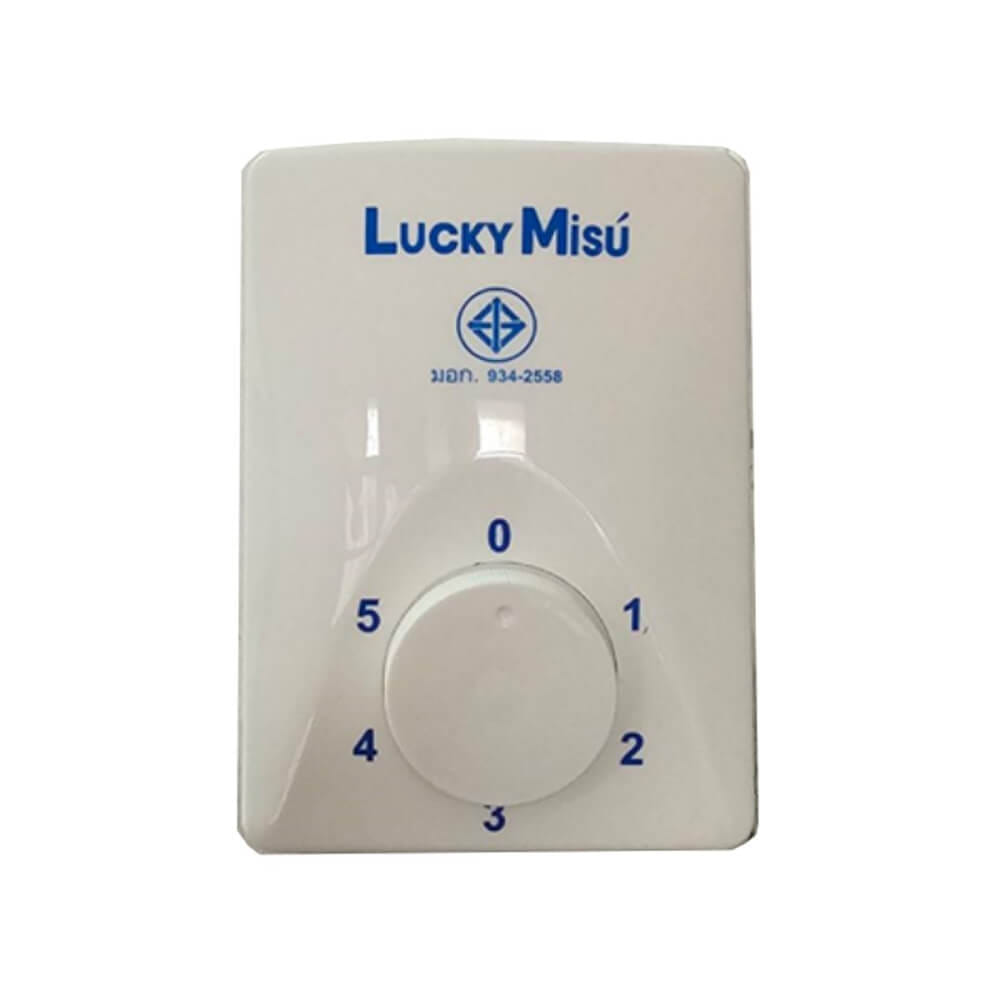 พัดลมติดเพดาน 56 LUCKY MISU นิ้ว สีดำ รุ่น 5 สปีด มีสลิง_1