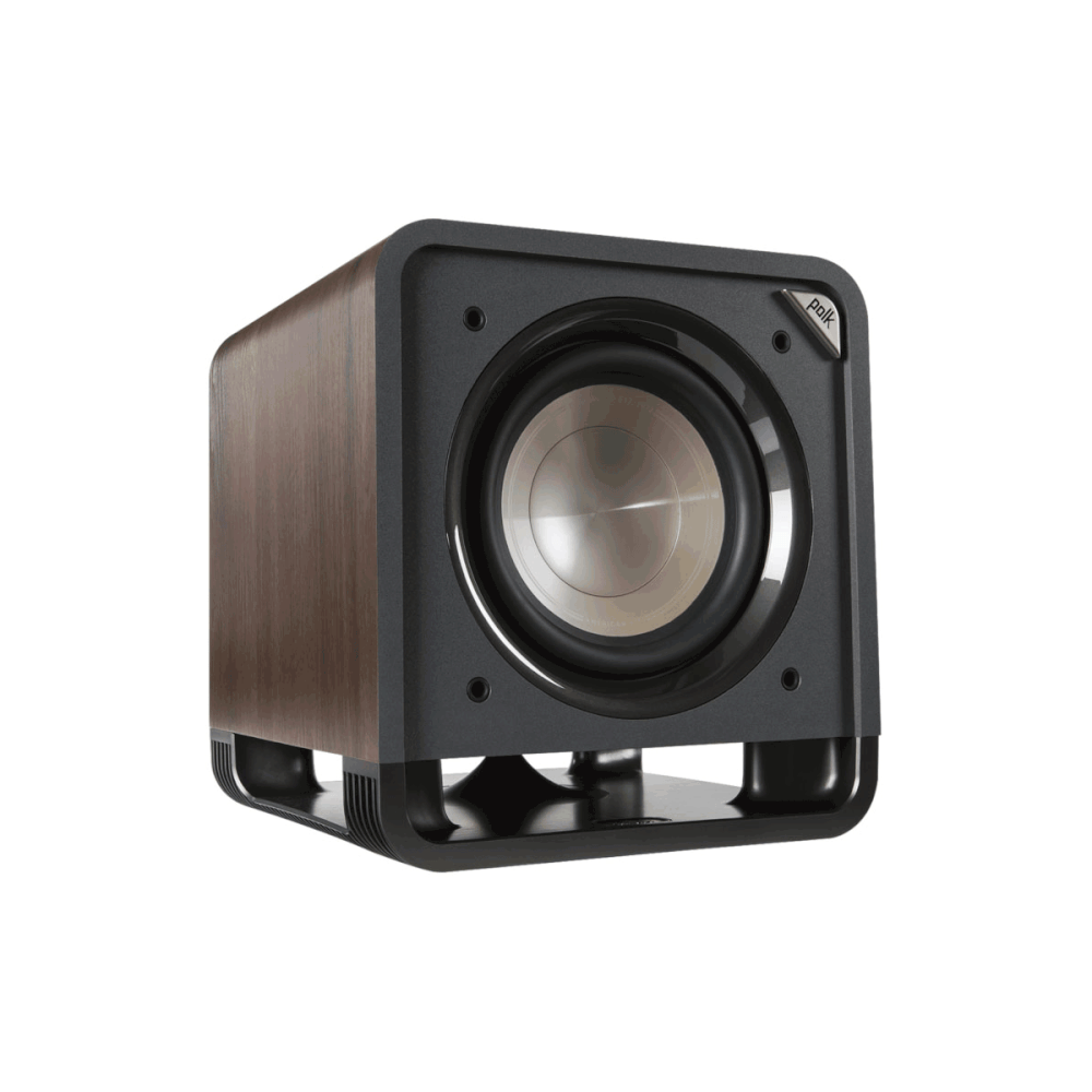 ตู้ลำโพงซับวูฟเฟอร์ POLK HTS 10 ขนาด 10 นิ้ว 200 วัตต์ สีไม้น้ำตาล