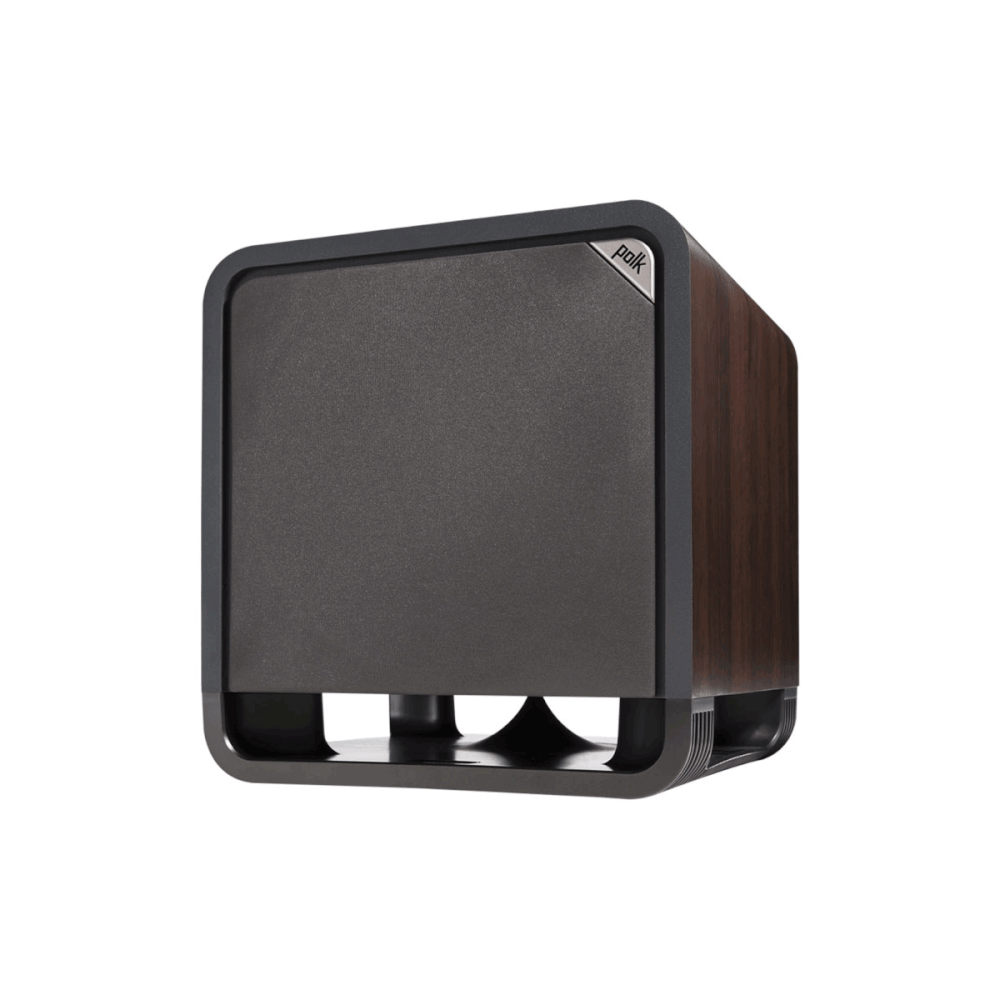 ตู้ลำโพงซับวูฟเฟอร์ POLK HTS 10 ขนาด 10 นิ้ว 200 วัตต์ สีไม้น้ำตาล
