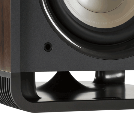 ตู้ลำโพงซับวูฟเฟอร์ POLK HTS 10 ขนาด 10 นิ้ว 200 วัตต์ สีไม้น้ำตาล_5