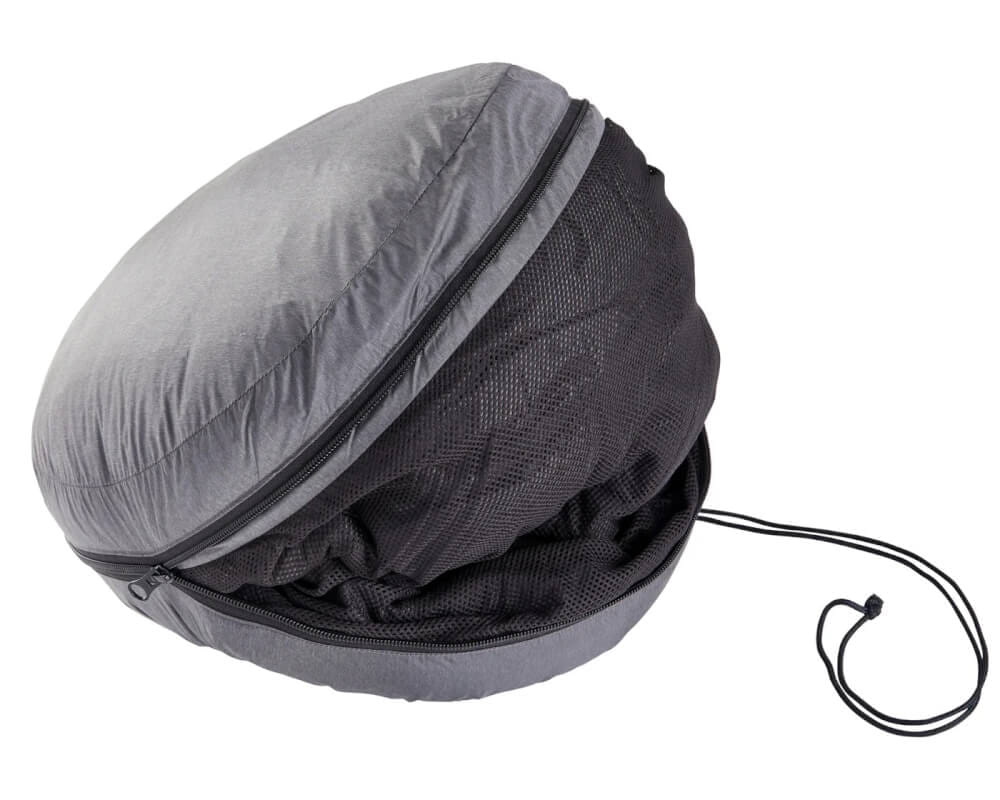 ผ้าห่มขนห่าน Nordisk Kiby Packable Down Travel สี Ash Black/Cranberry Red_3