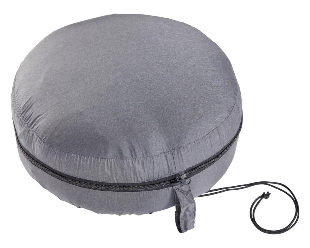 ผ้าห่มขนห่าน Nordisk Kiby Packable Down Travel สี Ash Black/Cranberry Red_4