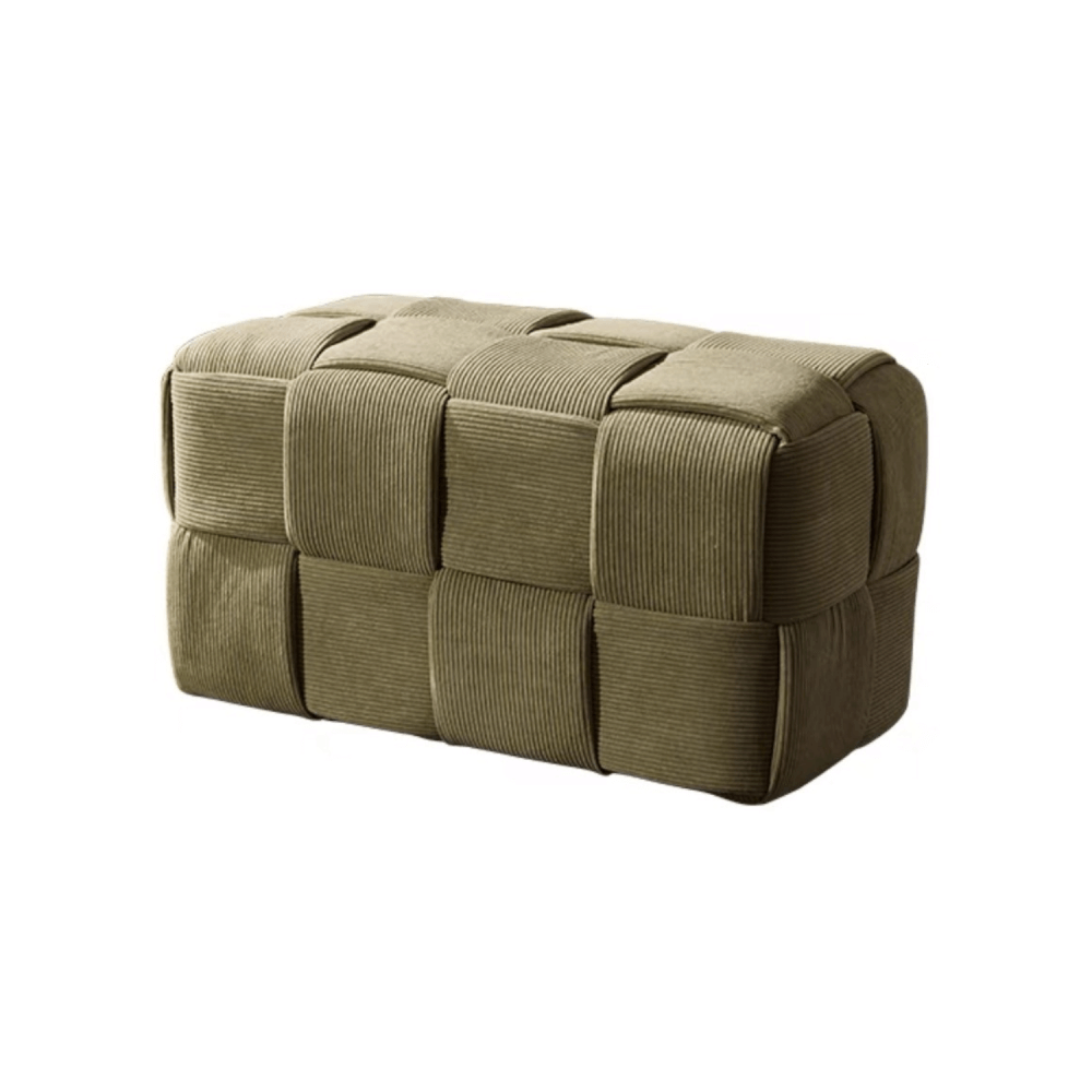 สตูลผ้าลูกฟูก MY DOLLS HOUSE COZY CUBE 70 ซม. สีเขียวใบชา_0