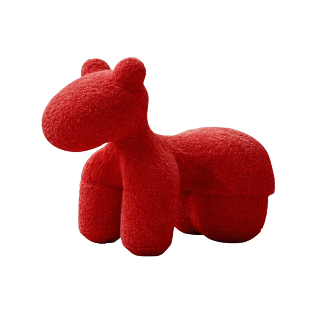 สตูล MY DOLLS HOUSE PONY FURRY 70 ซม. สีแดง