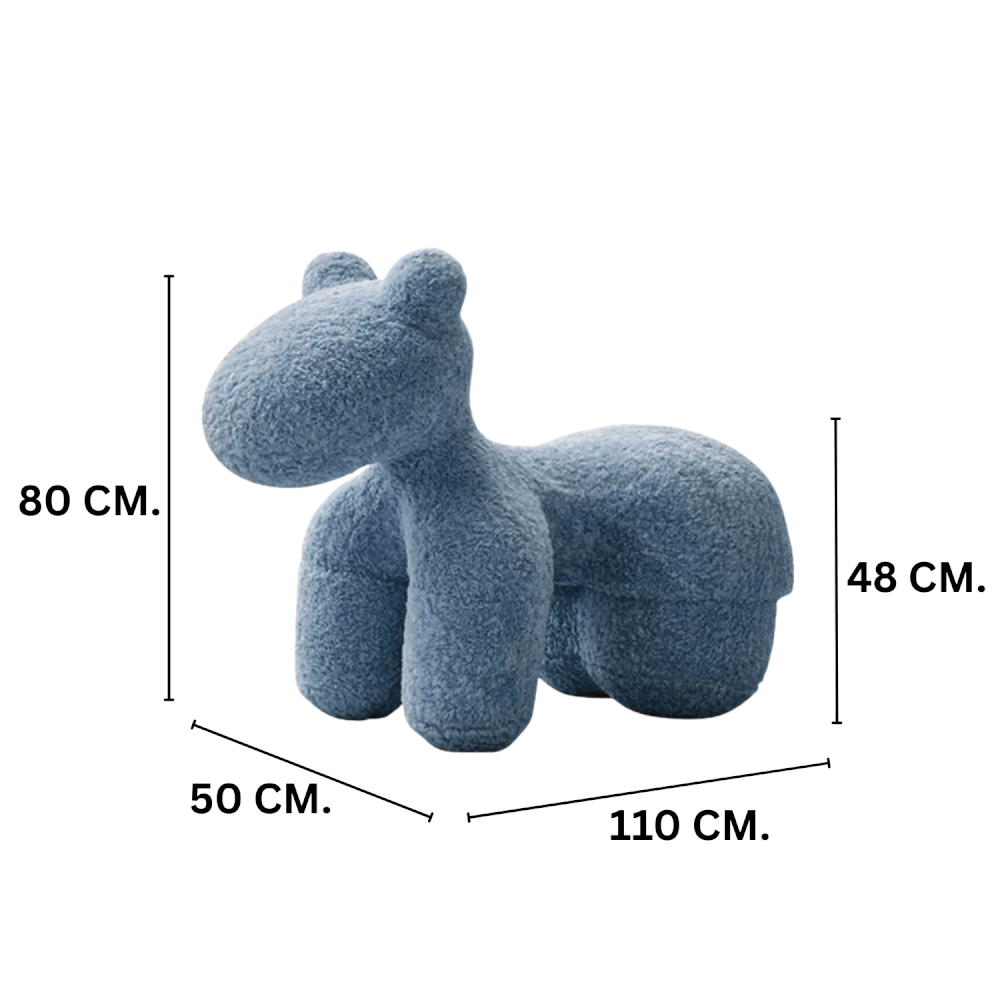 สตูล MY DOLLS HOUSE PONY FURRY 80 ซม. สีฟ้า_1