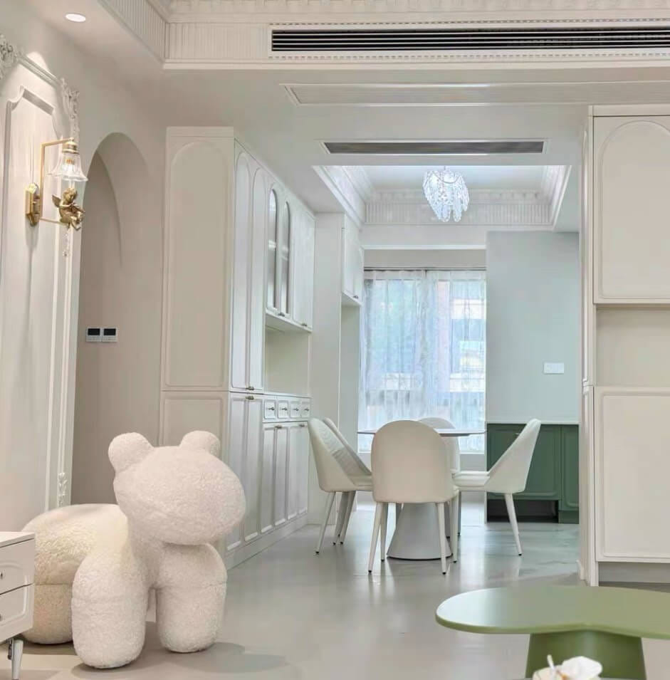 สตูล MY DOLLS HOUSE PONY FURRY 80 ซม. สีขาว_2