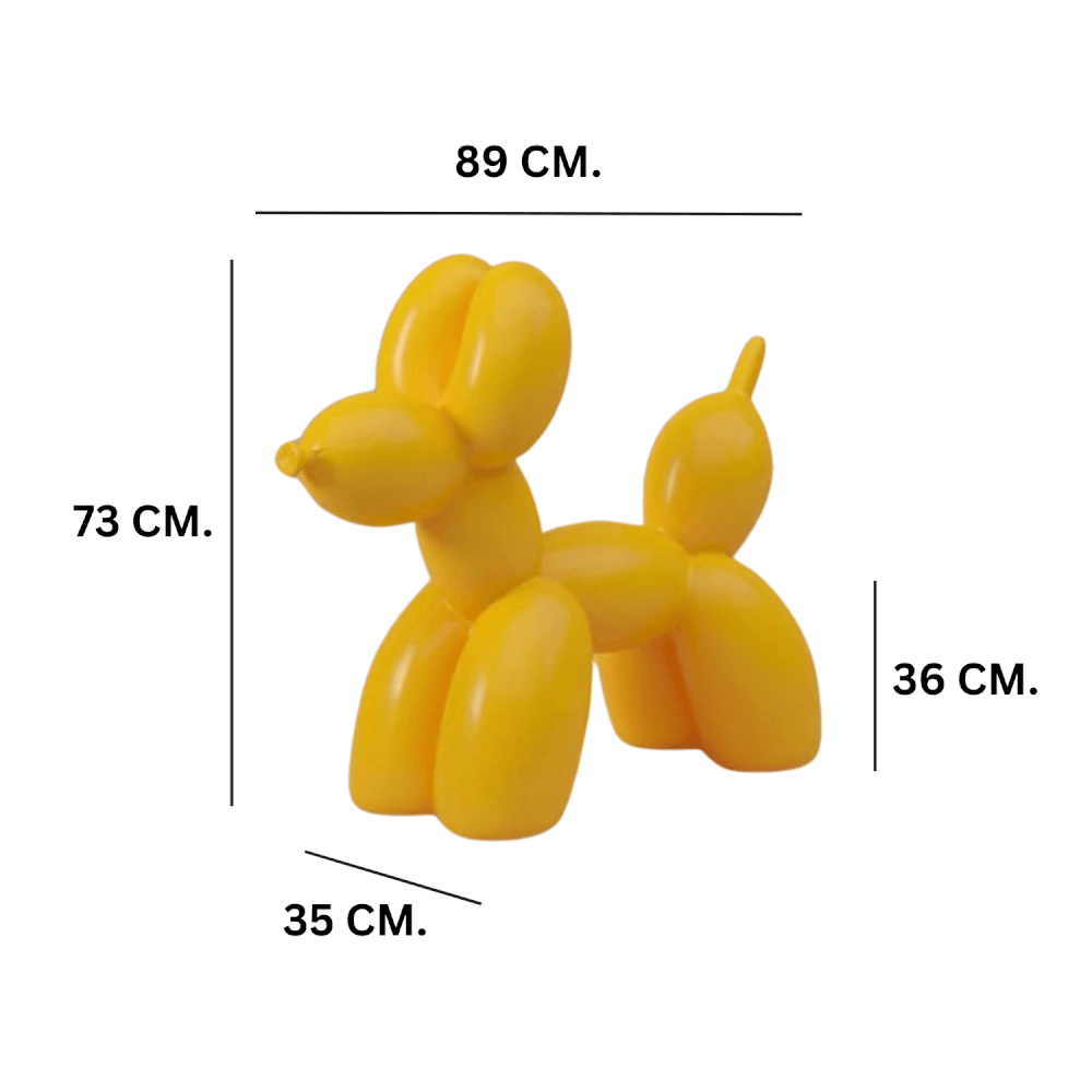สตูลพลาสติก MY DOLLS HOUSE BALLOON DOGGY ADULT สีเหลือง_1
