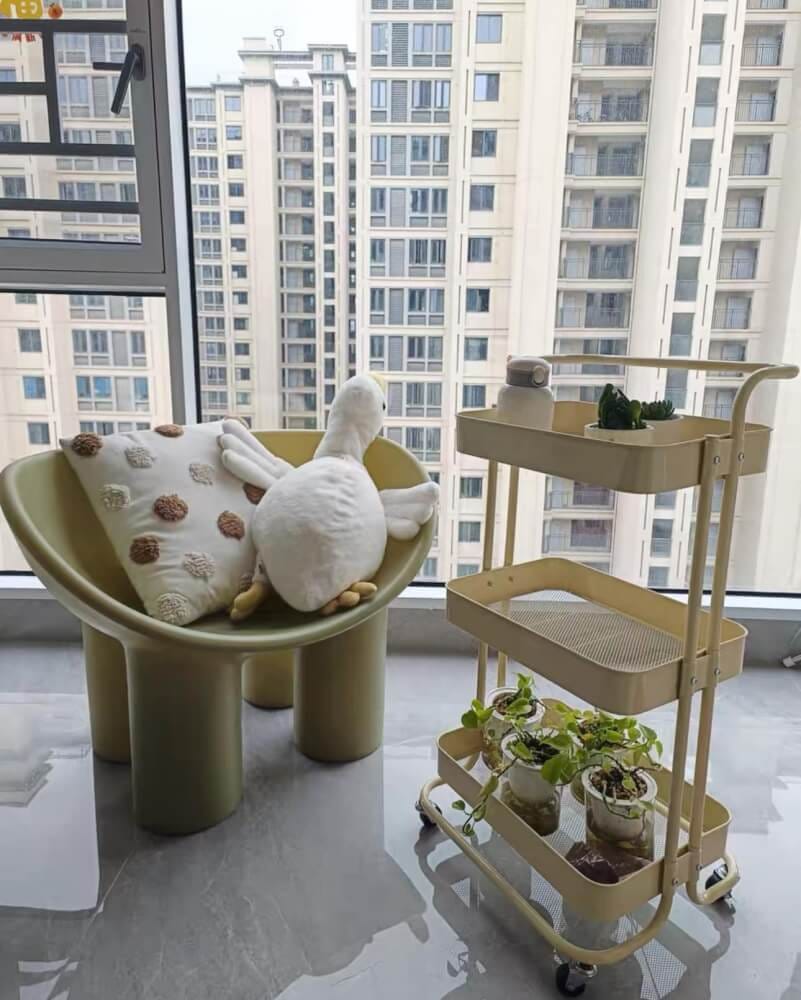 เก้าอี้พลาสติก MY DOLLS HOUSE CUDDLE สีเขียว_3