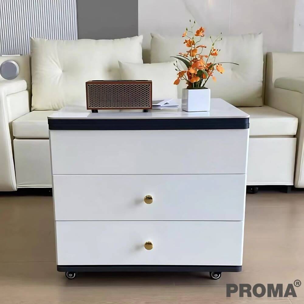 โต๊ะข้าง PROMA-ST-004WW ท๊อปโต๊ะหินสังเคราะห์ สีขาว_3
