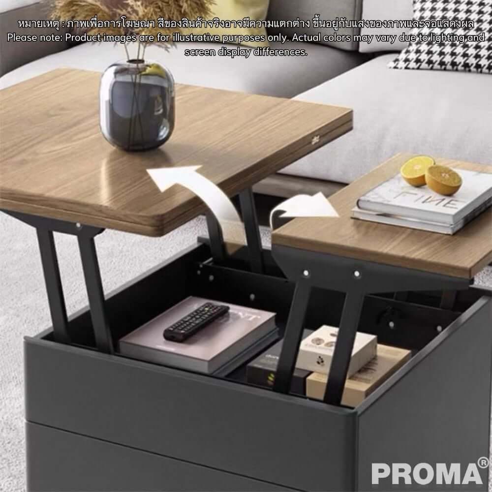 โต๊ะข้าง PROMA-ST-004WW ท๊อปโต๊ะหินสังเคราะห์ สีขาว_6