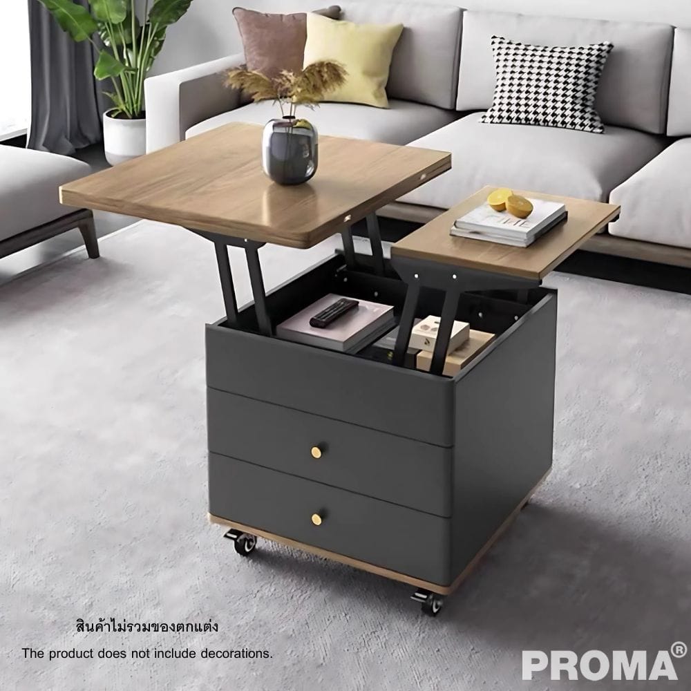โต๊ะข้าง PROMA-ST-004B สีดำ