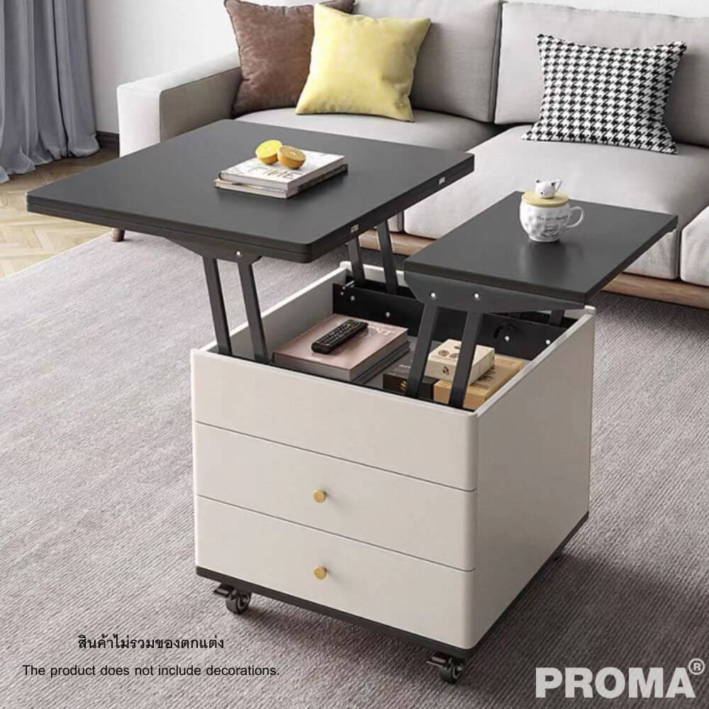 โต๊ะข้าง PROMA-ST-004CB สีครีม/ดำ_11