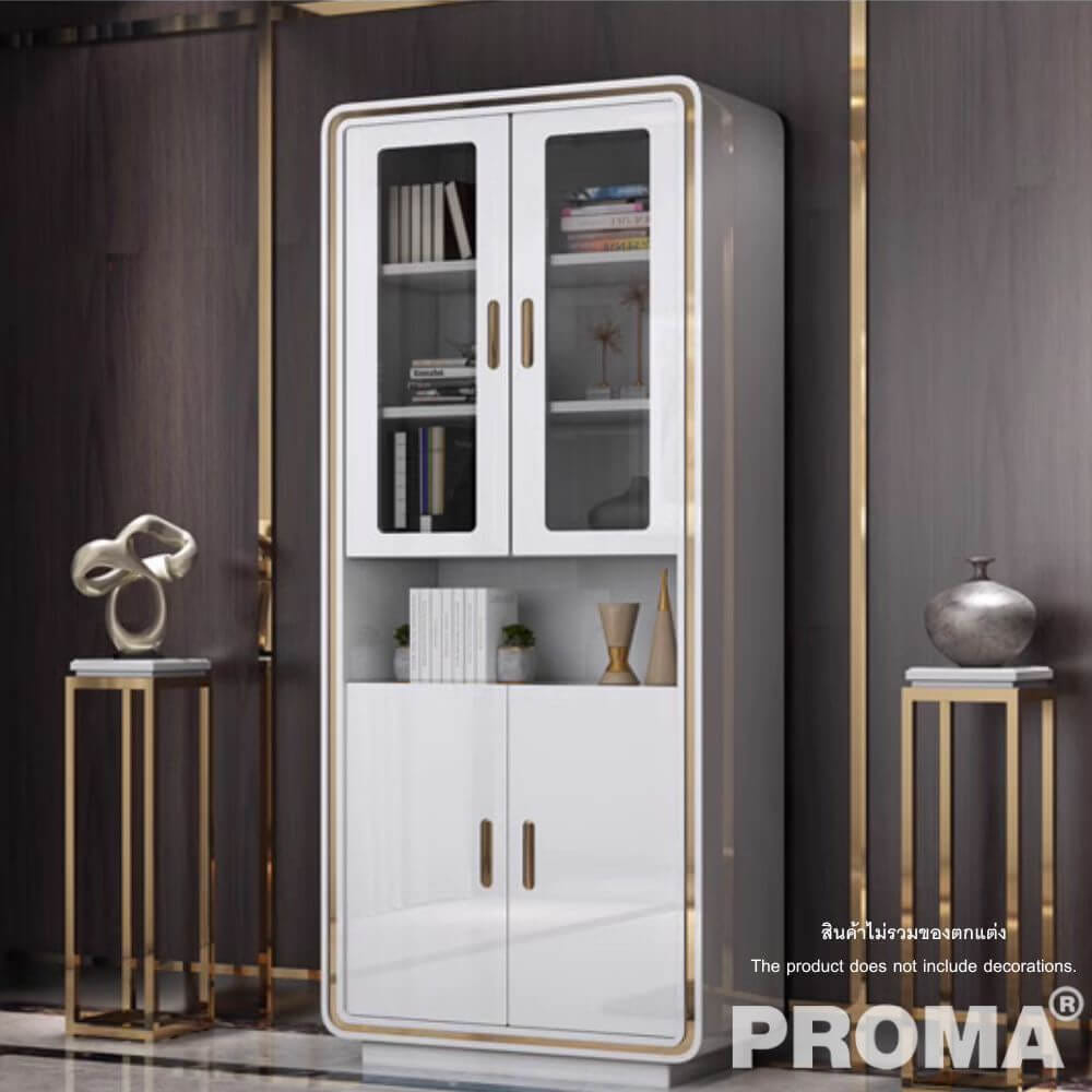  [Pre-order] ชั้นวางของ ตู้หนังสือ Proma-OD27WB สีขาว_1