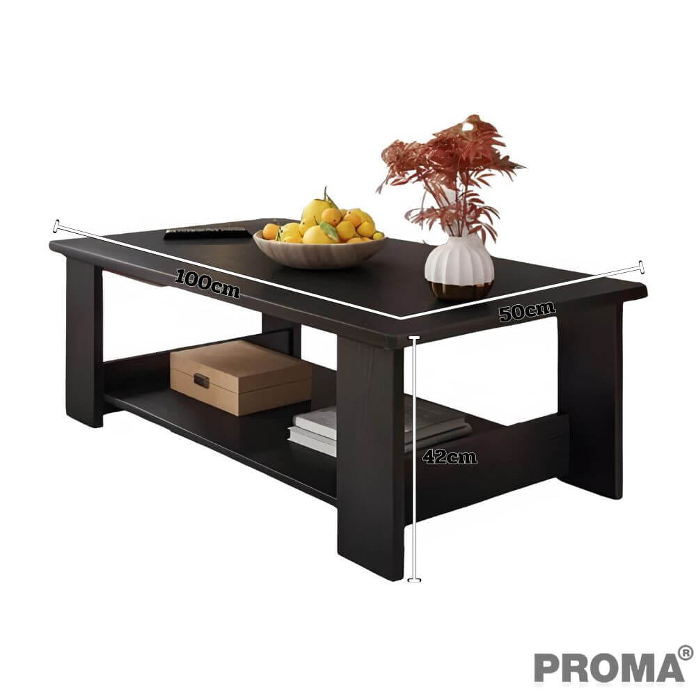 โต๊ะกลาง PROMA-CTB-62-04 100 ซม. สีดำ