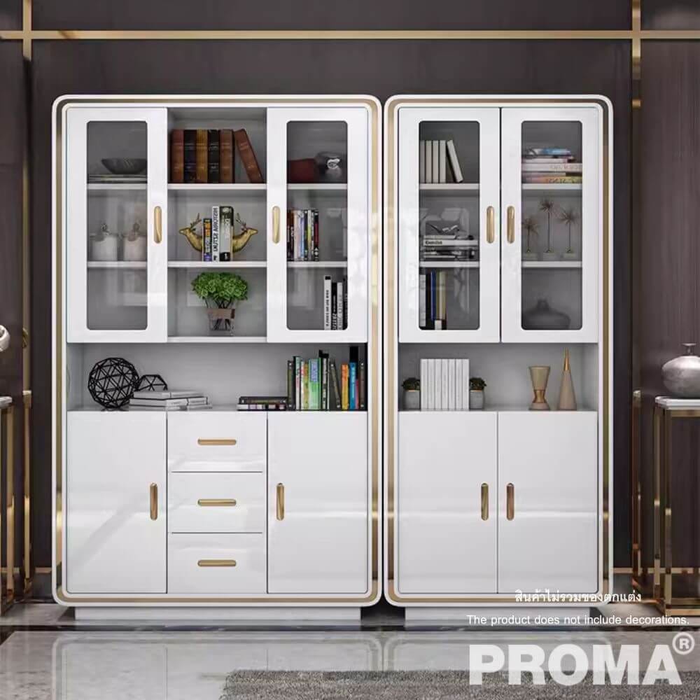  [Pre-order] ชั้นวางของ ตู้หนังสือ Proma-OD27WB สีขาว_2