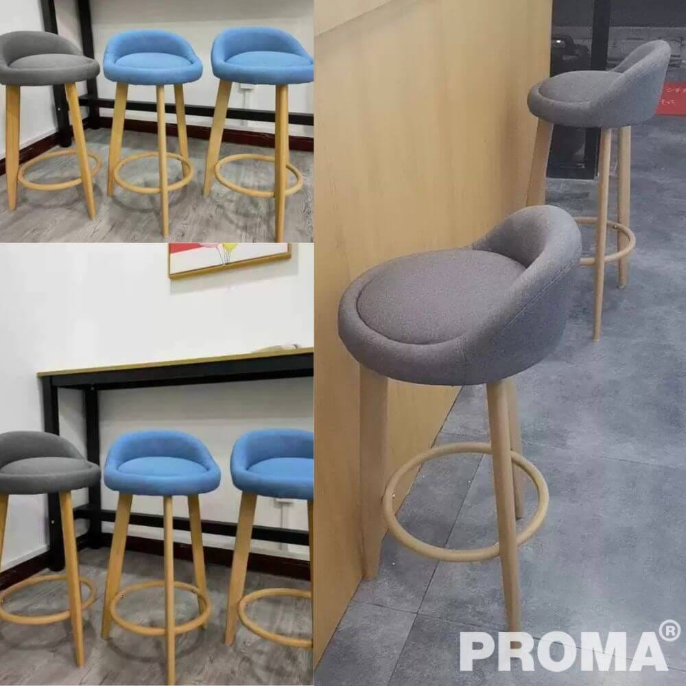 เก้าอี้บาร์ PROMA-C-31-02 30 ซม. สีน้ำตาล_5