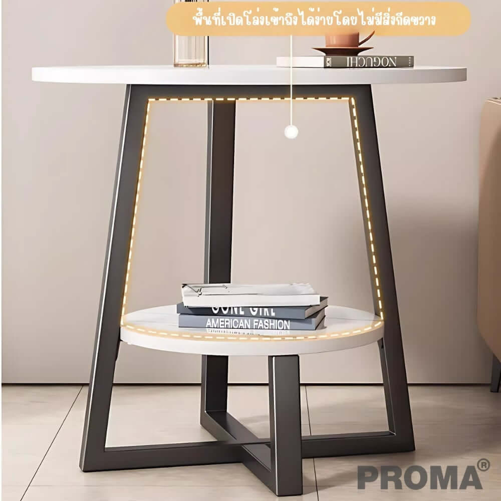 โต๊ะข้าง PROMA-CTB-73-01 สีขาว_5