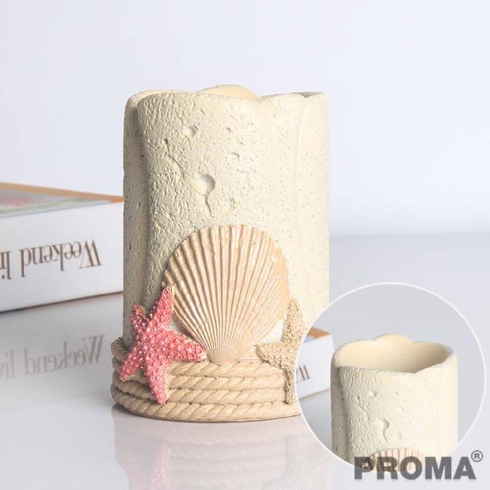 [Pre-order] อุปกรณ์ห้องน้ำเซรามิกเซ็ต 5 ชิ้น ชุดหาดทราย PROMA-WS05 (ไม่มีถาด)_6