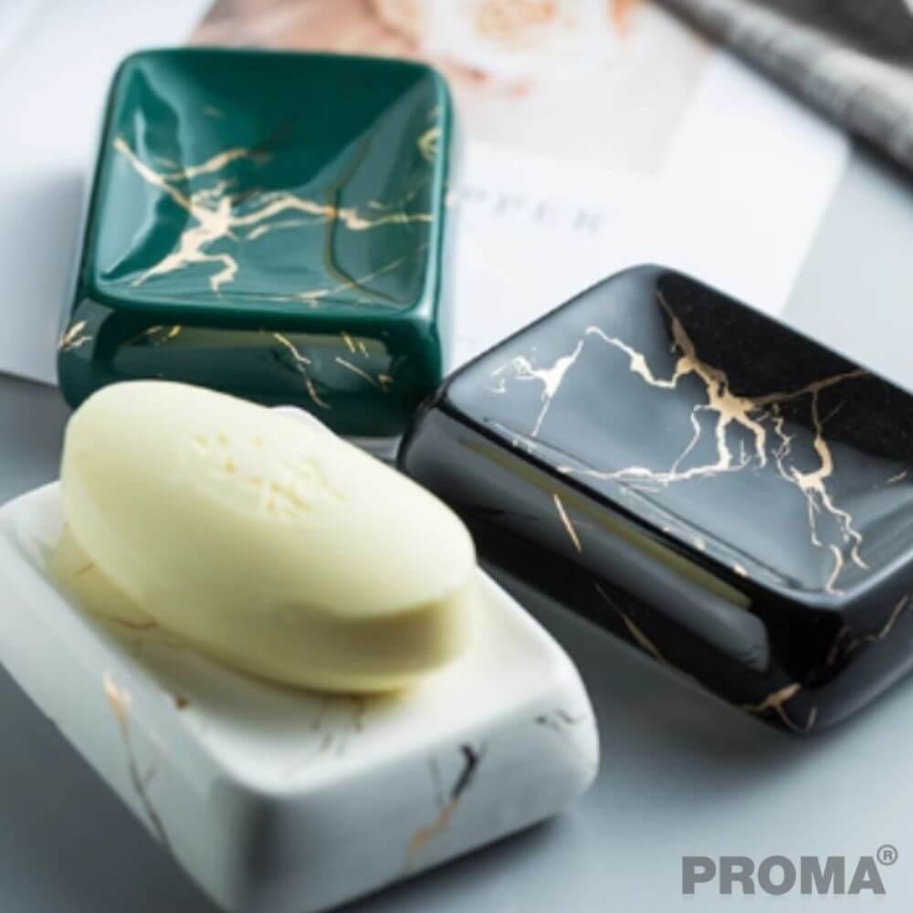 [PRE-ORDER] อุปกรณ์ห้องน้ำเซรามิกชุด 5 ชิ้น ลายหินอ่อน PROMA-WS09 สีเขียว_6