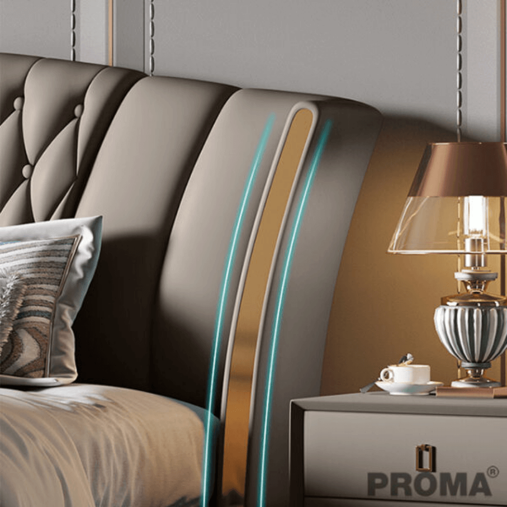 [Pre-order] เตียงนอน Proma-B13-5F ขนาด 5 ฟุต สีน้ำตาล_6